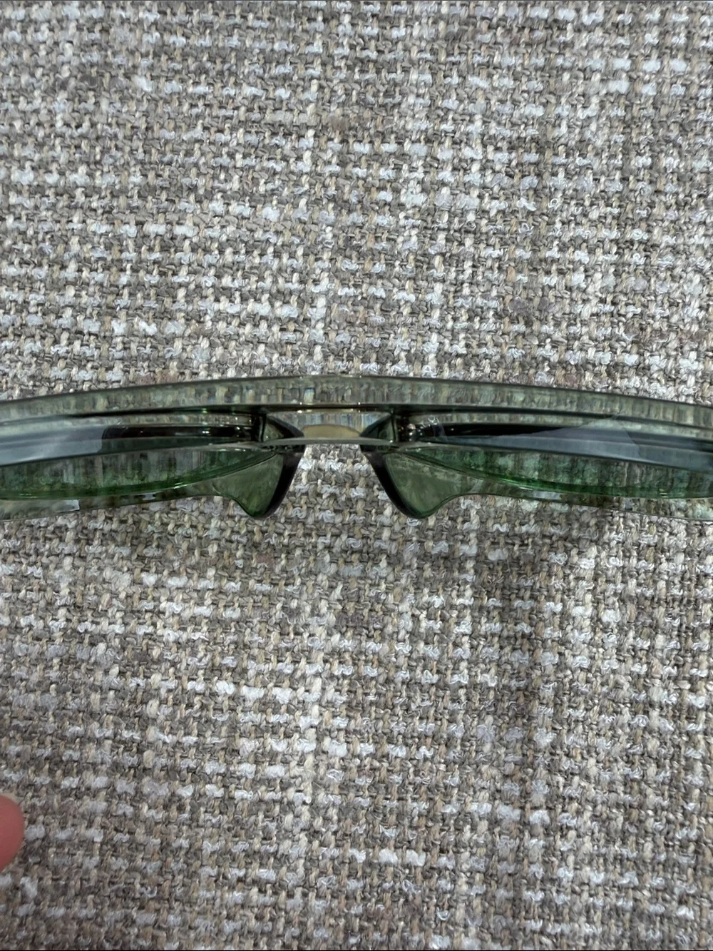Aviator Sunglasses - Green Lenses grandpa look 90’s Y2K